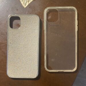 IPhone 11 Clear & Glitter Phone Cases